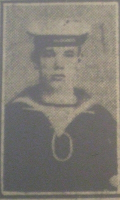 McAlister, A, Seaman, Royal Navy (HMS Hawke), Carrickfergus Antrim, Died, Dec 1914, snipped