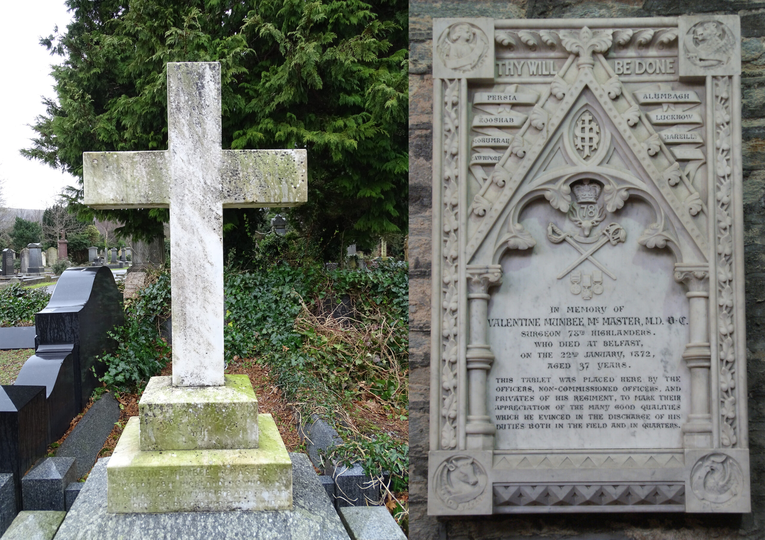 Victoria Cross McMaster Grave at St Columbs